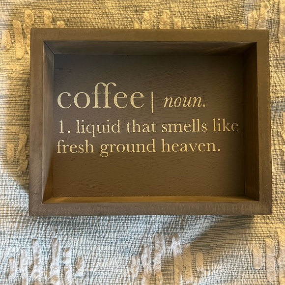 Hobby Lobby Other - Hobby Lobby Wood Wall Sign in Natural and Cream